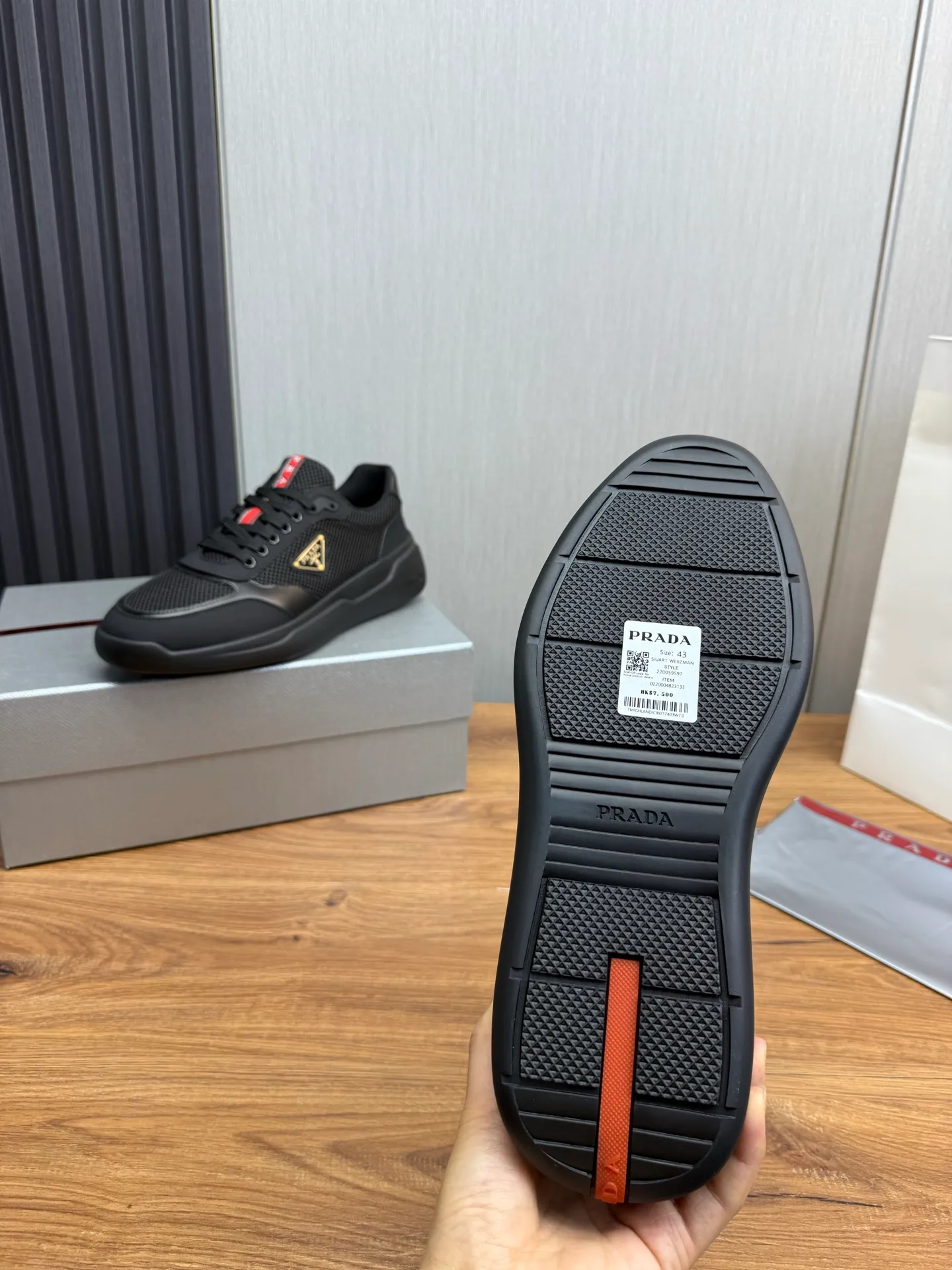 Factory price 620💰 [PRADA] Official website synchronizes new models, high-quality shipments ✔️Hot sale🔥 Original cowhide + cowhide lining, 1🆚1 replica, original bottom, 38-45 (men's 45 is custom-made and cannot be returned)